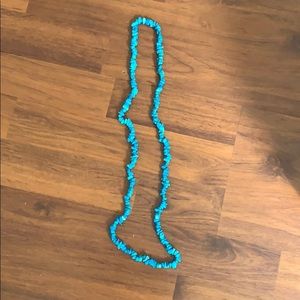 Turquoise style chipped necklace!